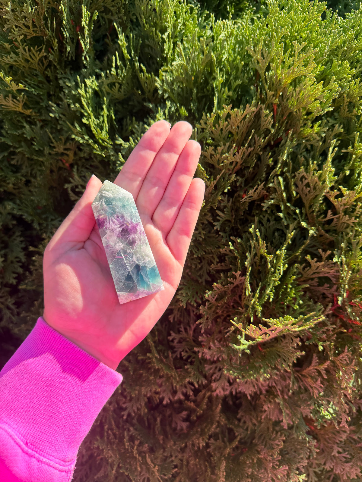 Snowflake Fluorite Tower