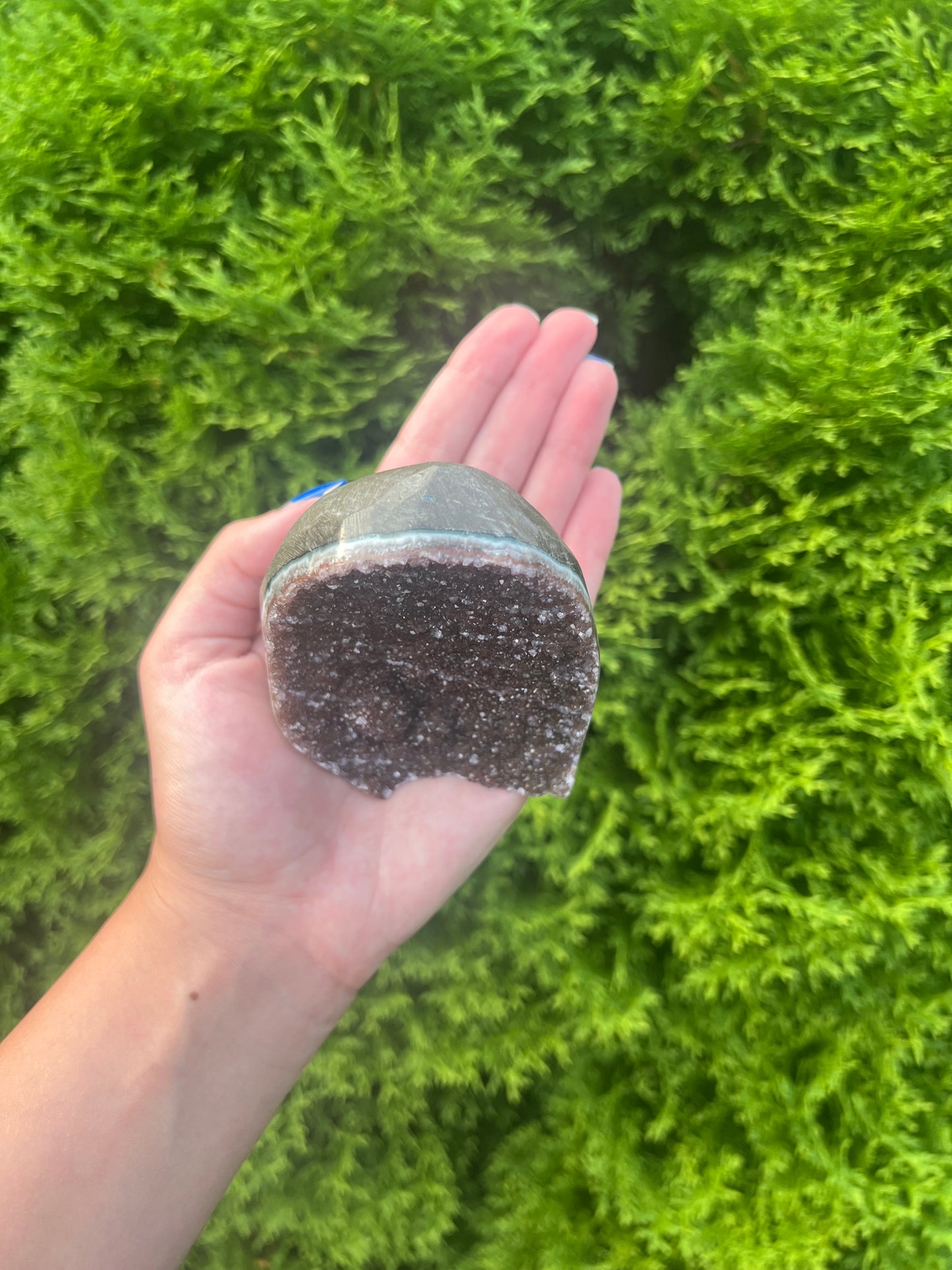 Rainbow Amethyst Cut Base