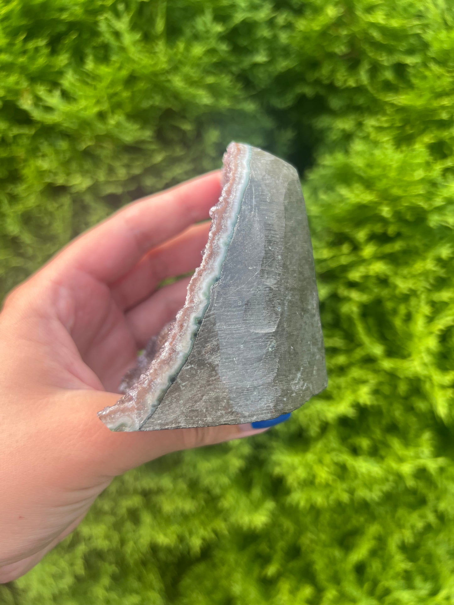 Rainbow Amethyst Cut Base