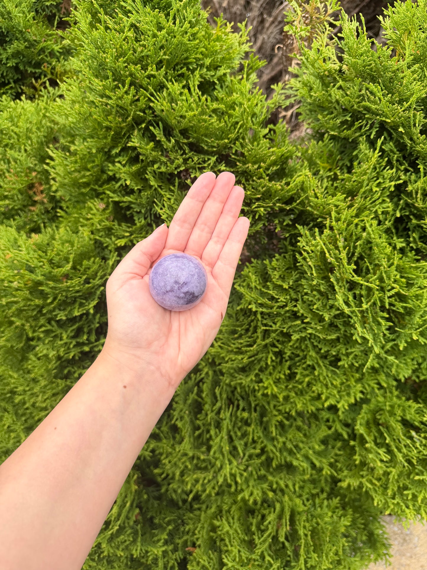 Lepidolite Sphere
