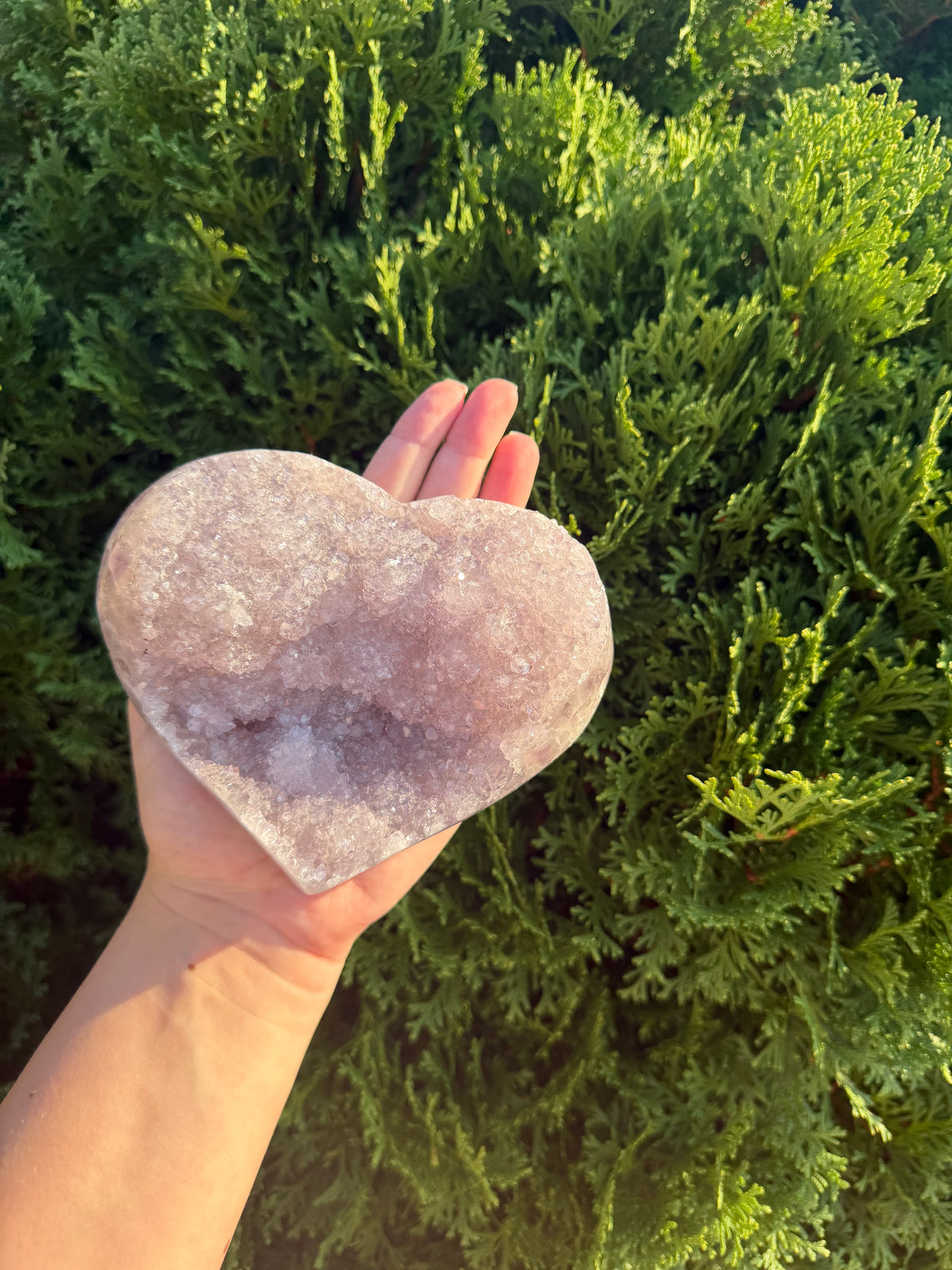 Large Amethyst Heart