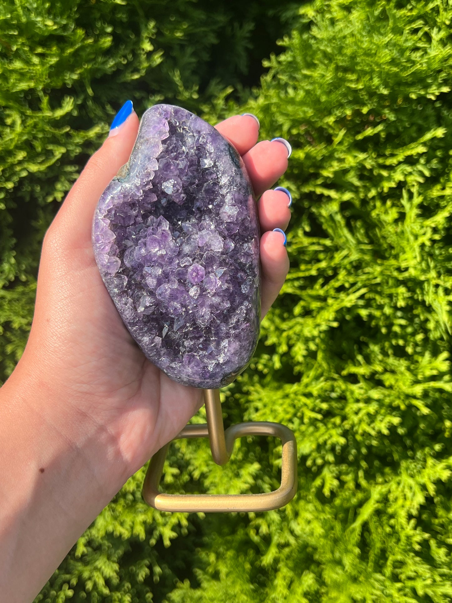 Amethyst Cluster on Stand