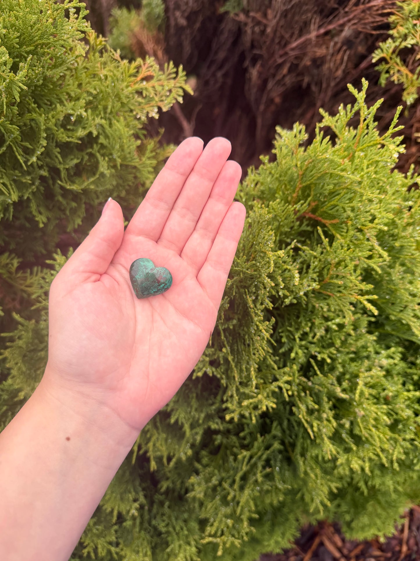 Chrysocolla Mini Heart