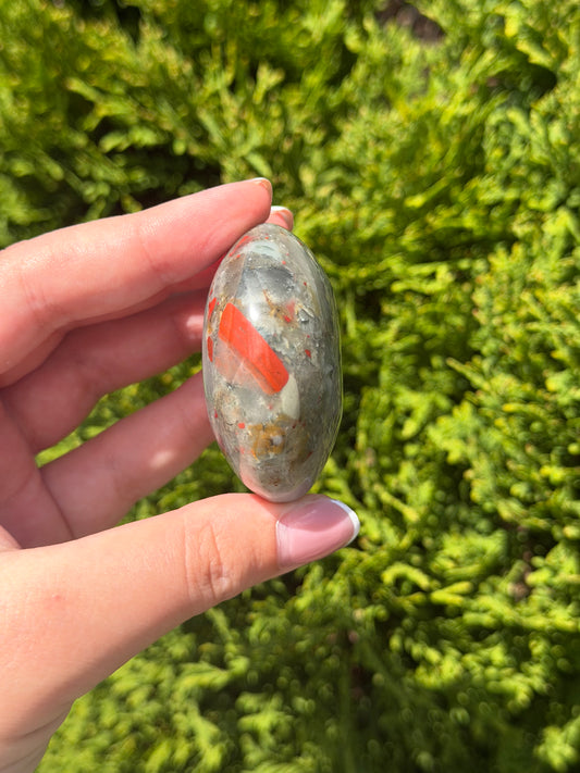 African Bloodstone Palm Stone 1