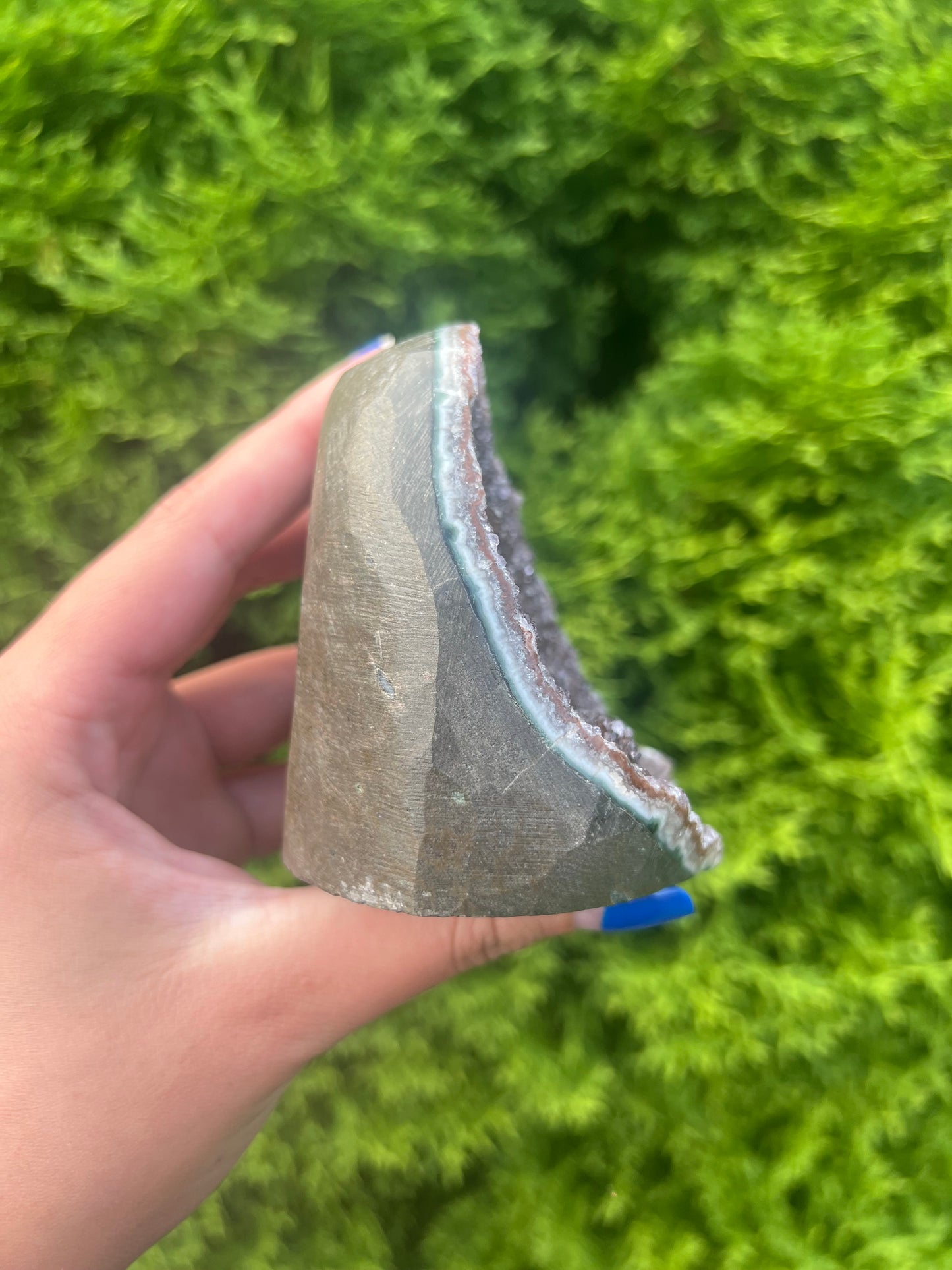 Rainbow Amethyst Cut Base