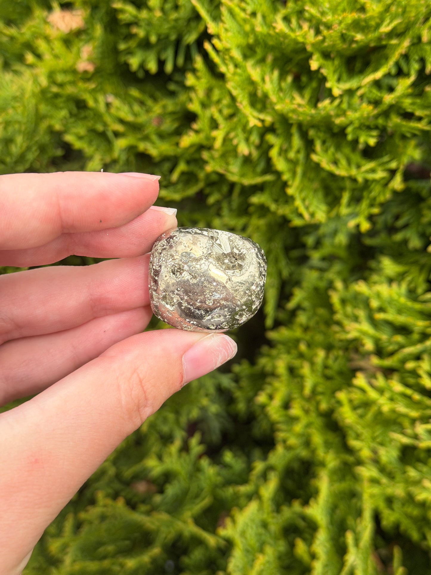 Large Tumbled Pyrite Stones