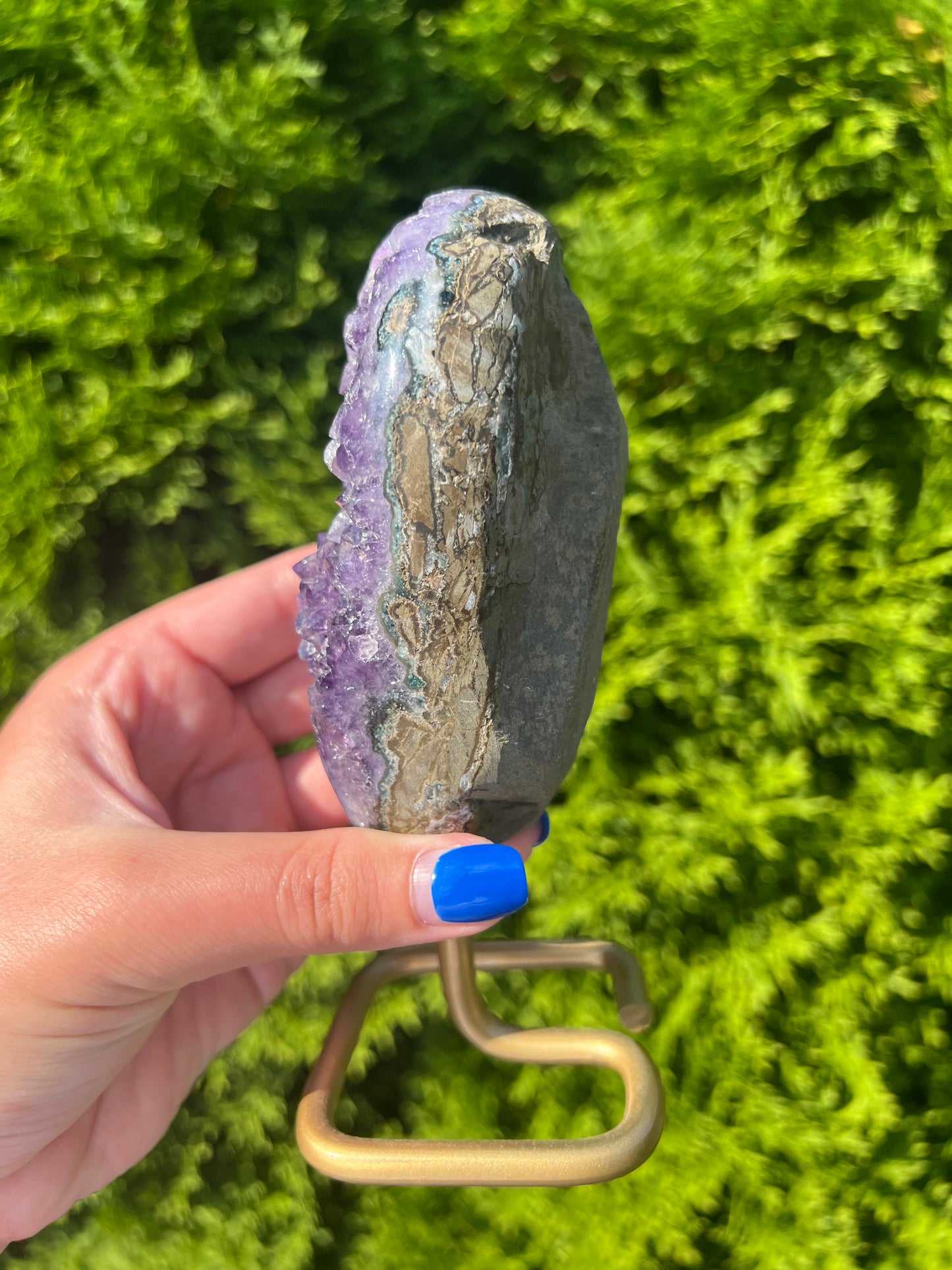 Amethyst Cluster on Stand