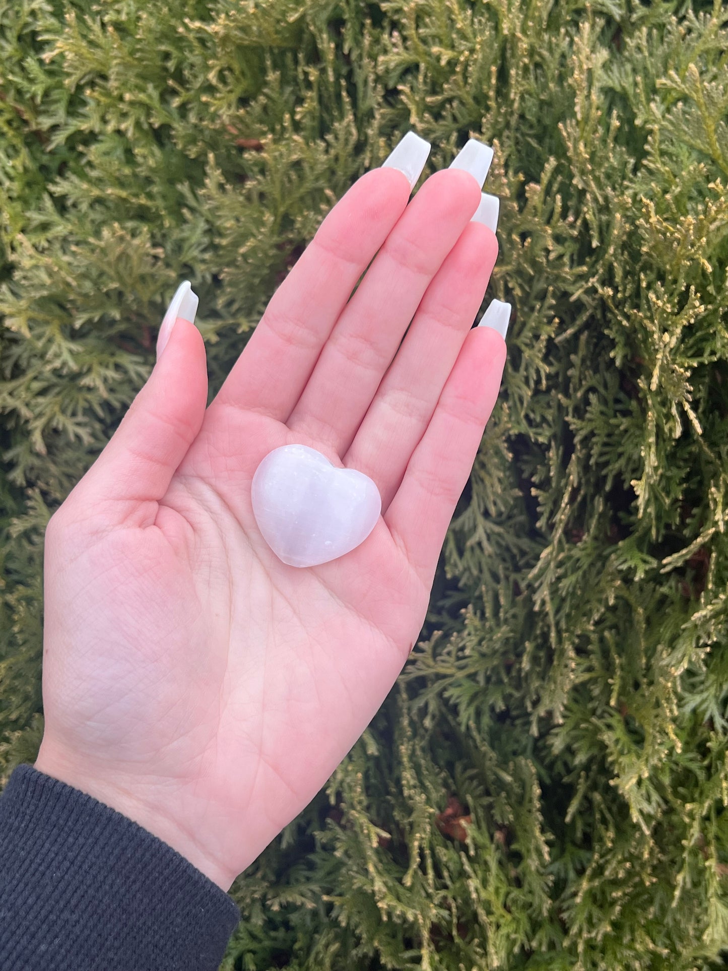 Selenite Mini Heart