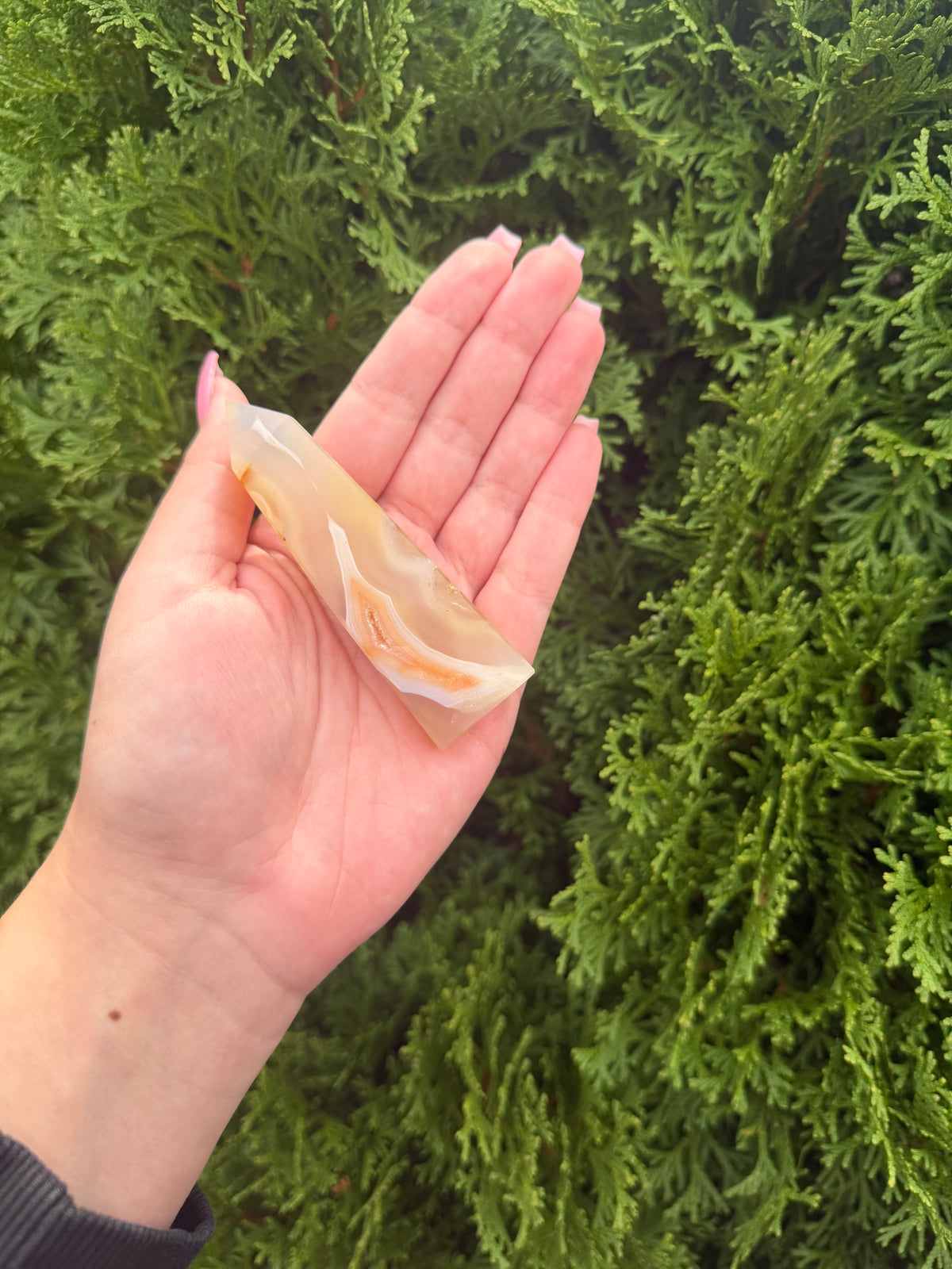 Agate Druzy Point