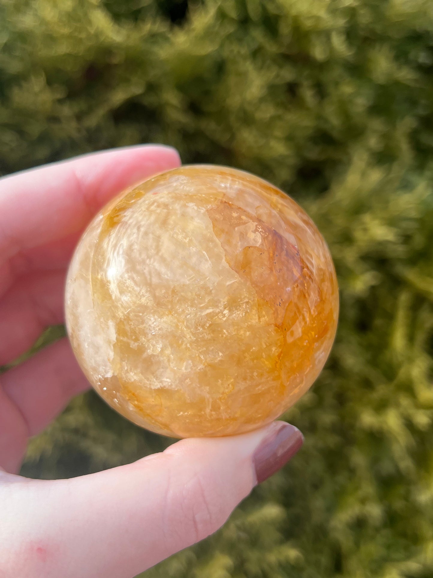 Golden Healer Quartz Sphere