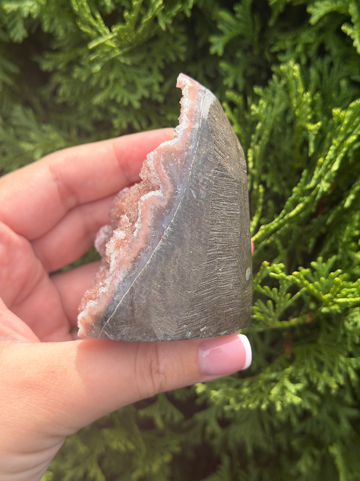 Rainbow Amethyst Cut Base