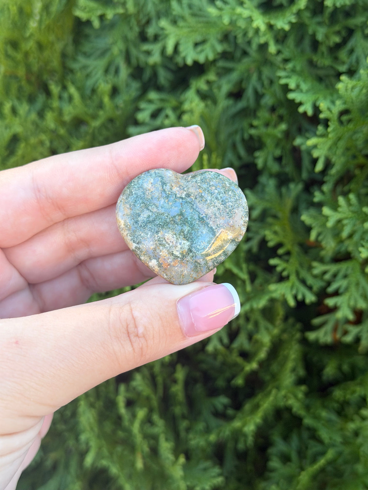 Ocean Jasper Mini Heart