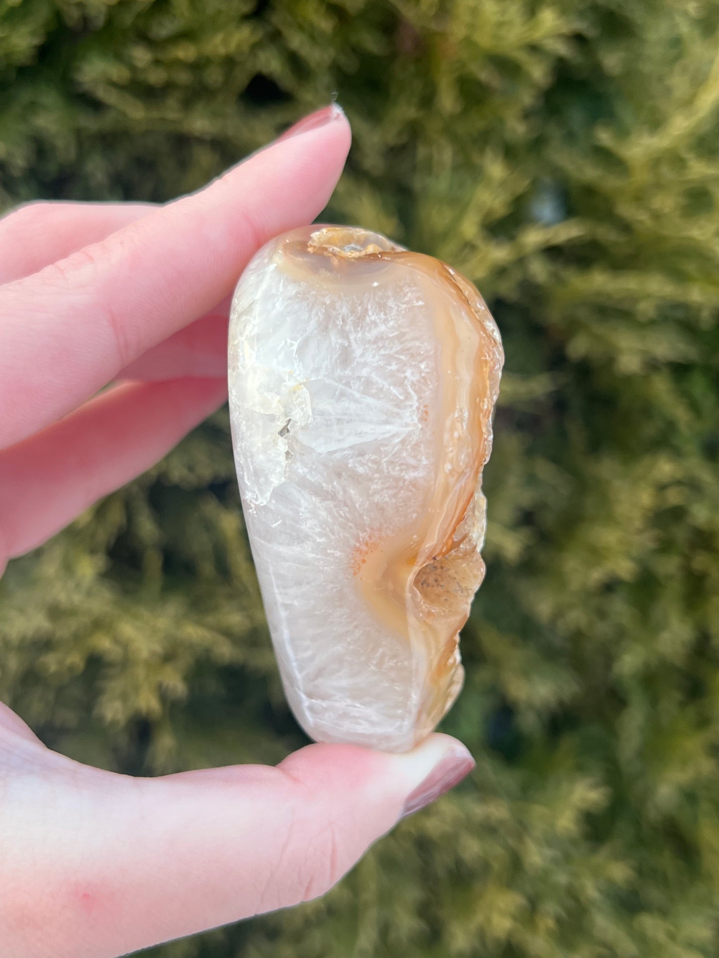 Druzy Agate Heart