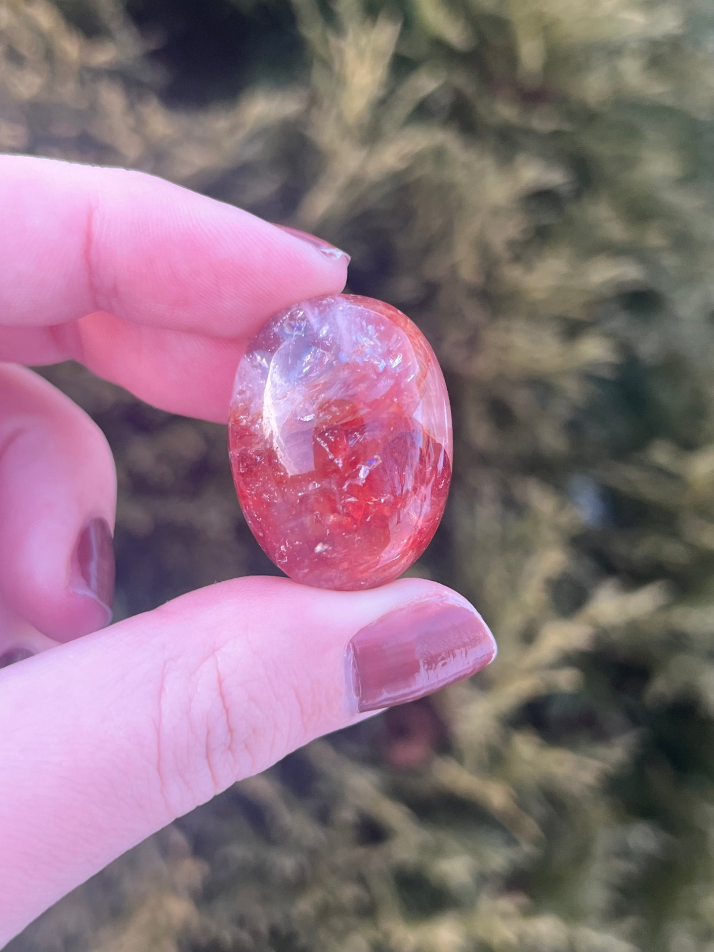 Fire Quartz Tumbled Stone