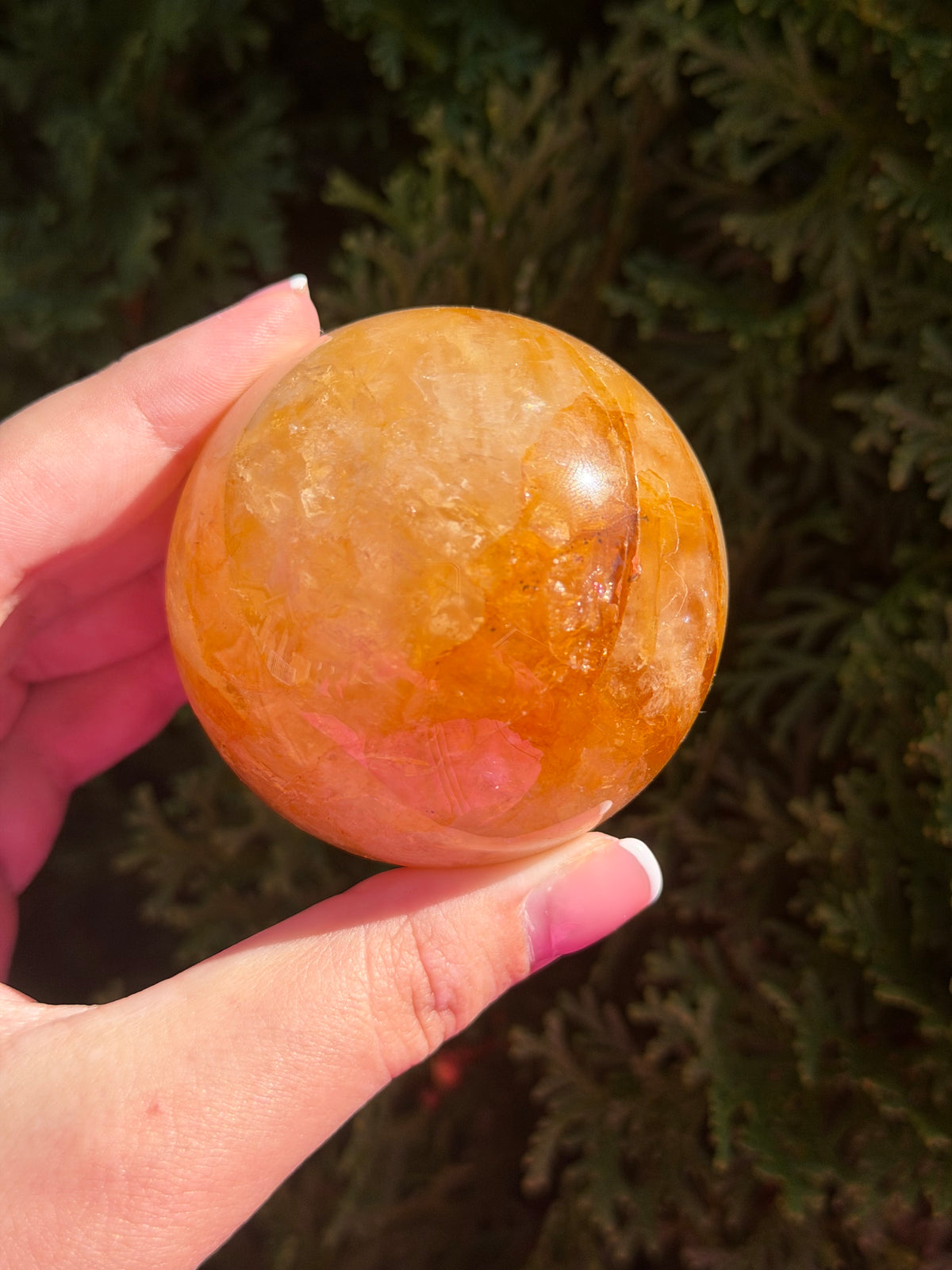 Golden Healer Quartz Sphere