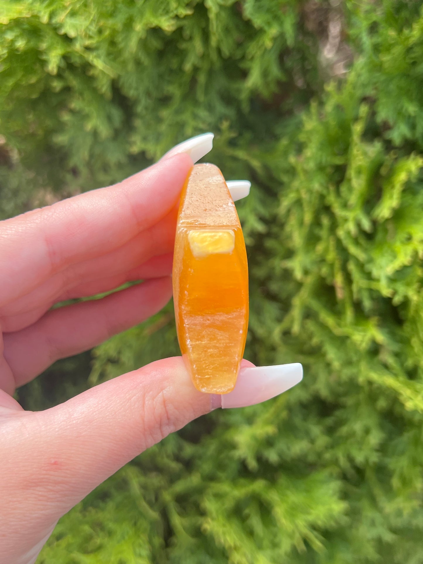 Orange Calcite Star