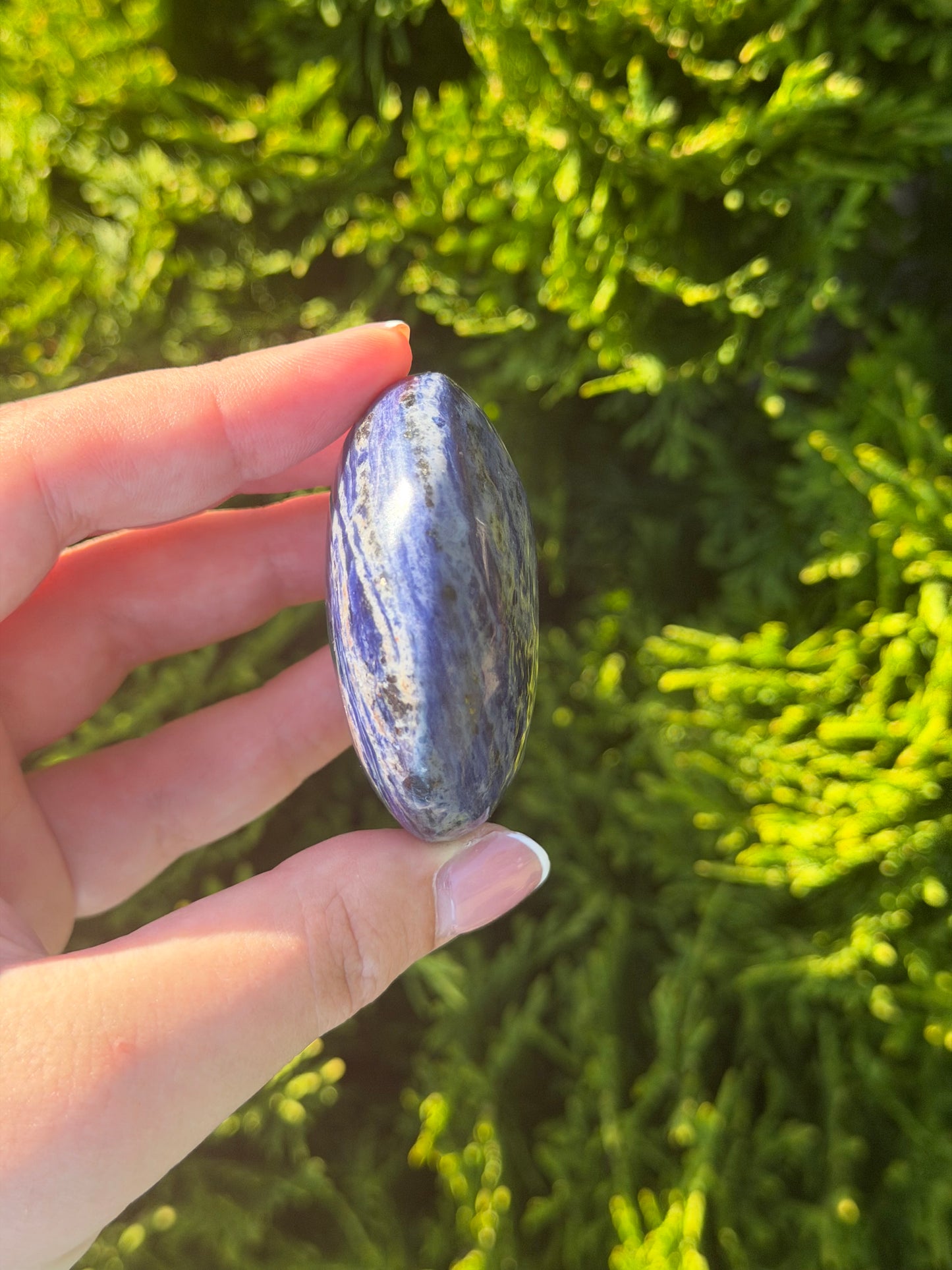 Sodalite Palm Stone