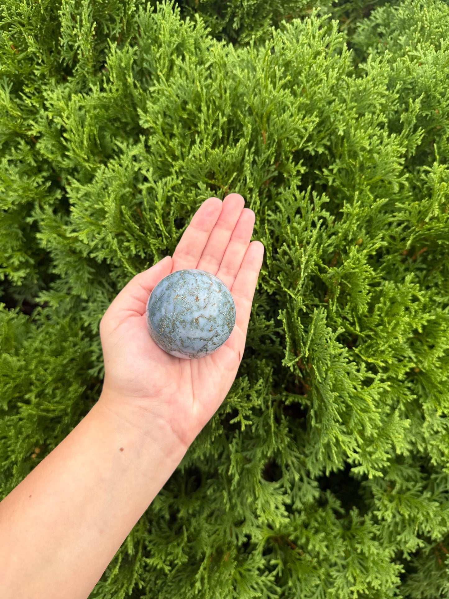 Moss Agate Sphere C