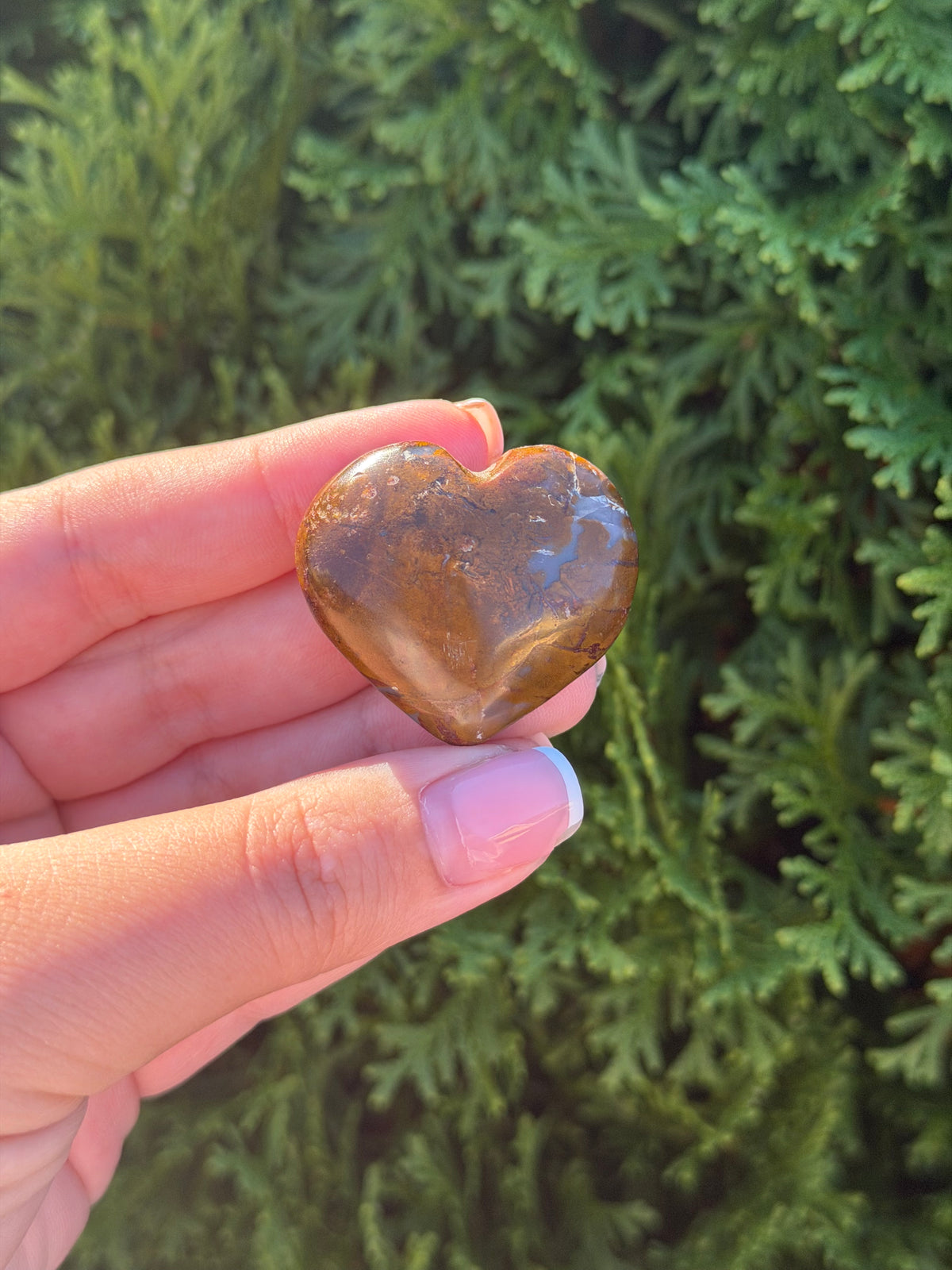 Ocean Jasper Mini Heart