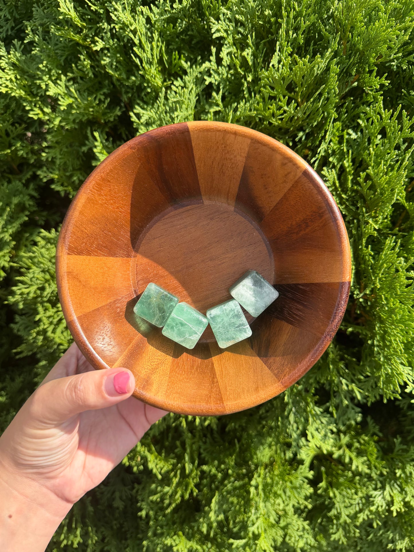 Green Fluorite Cube