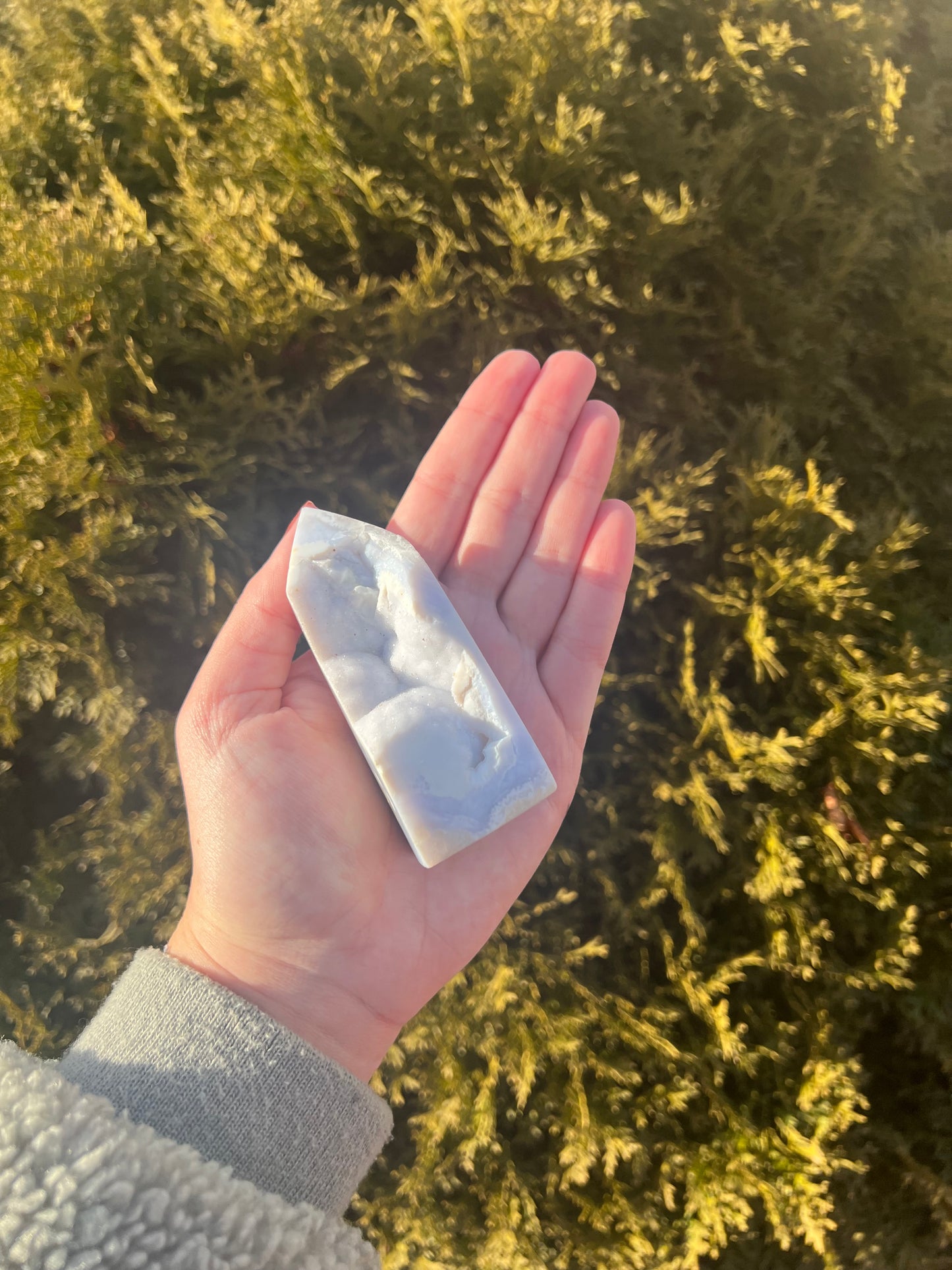 Blue Lace Agate Tower 3