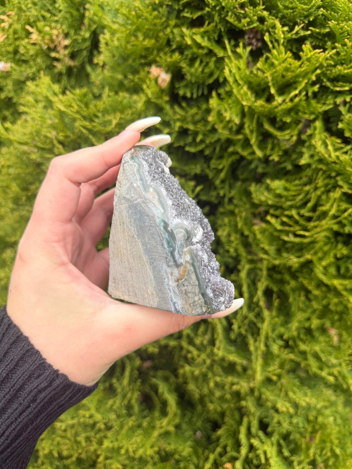 Rainbow Amethyst Cut Base