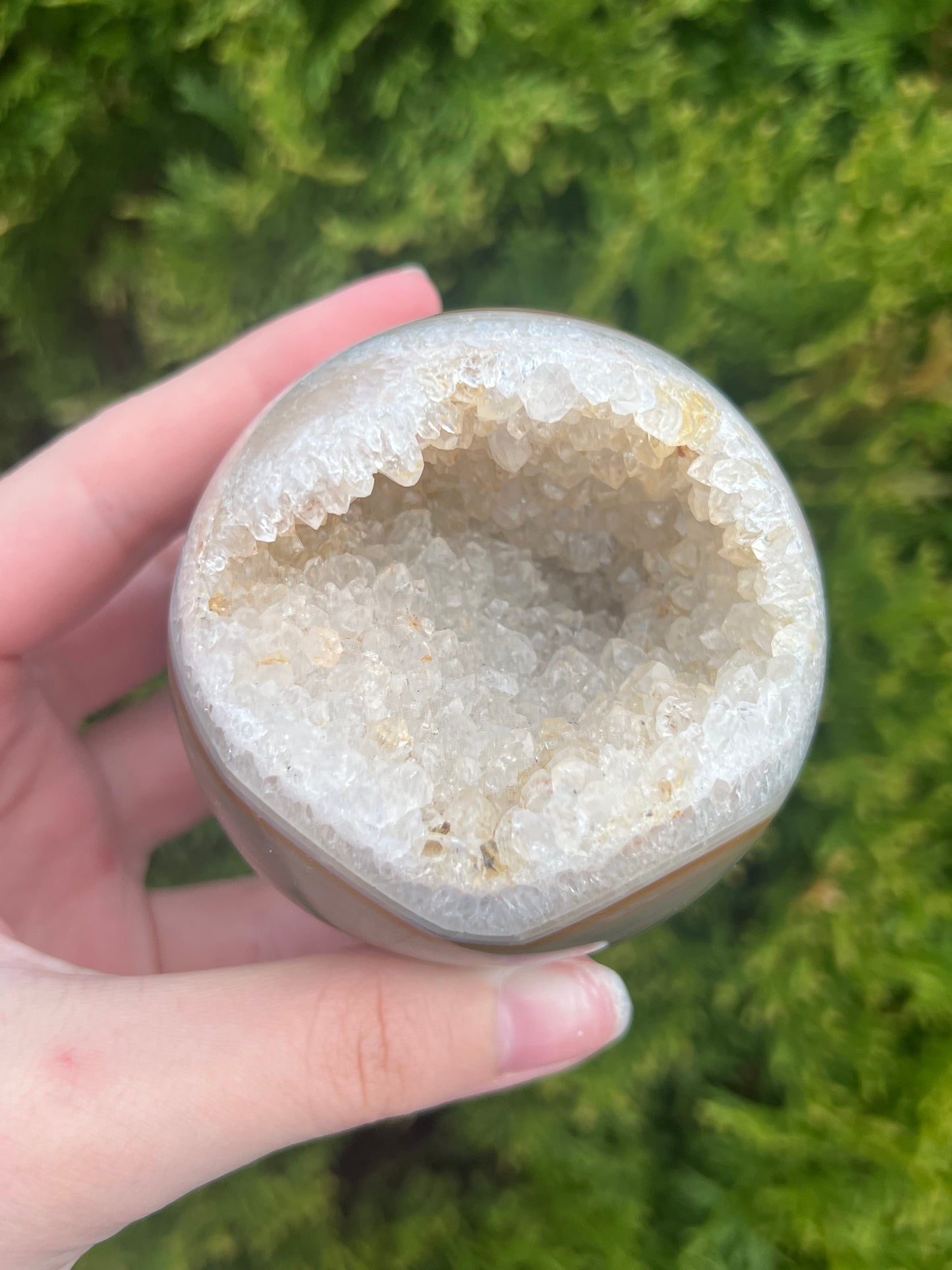 Druzy Agate Sphere