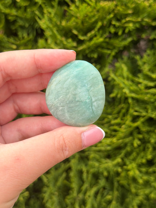 Amazonite Palm Stone
