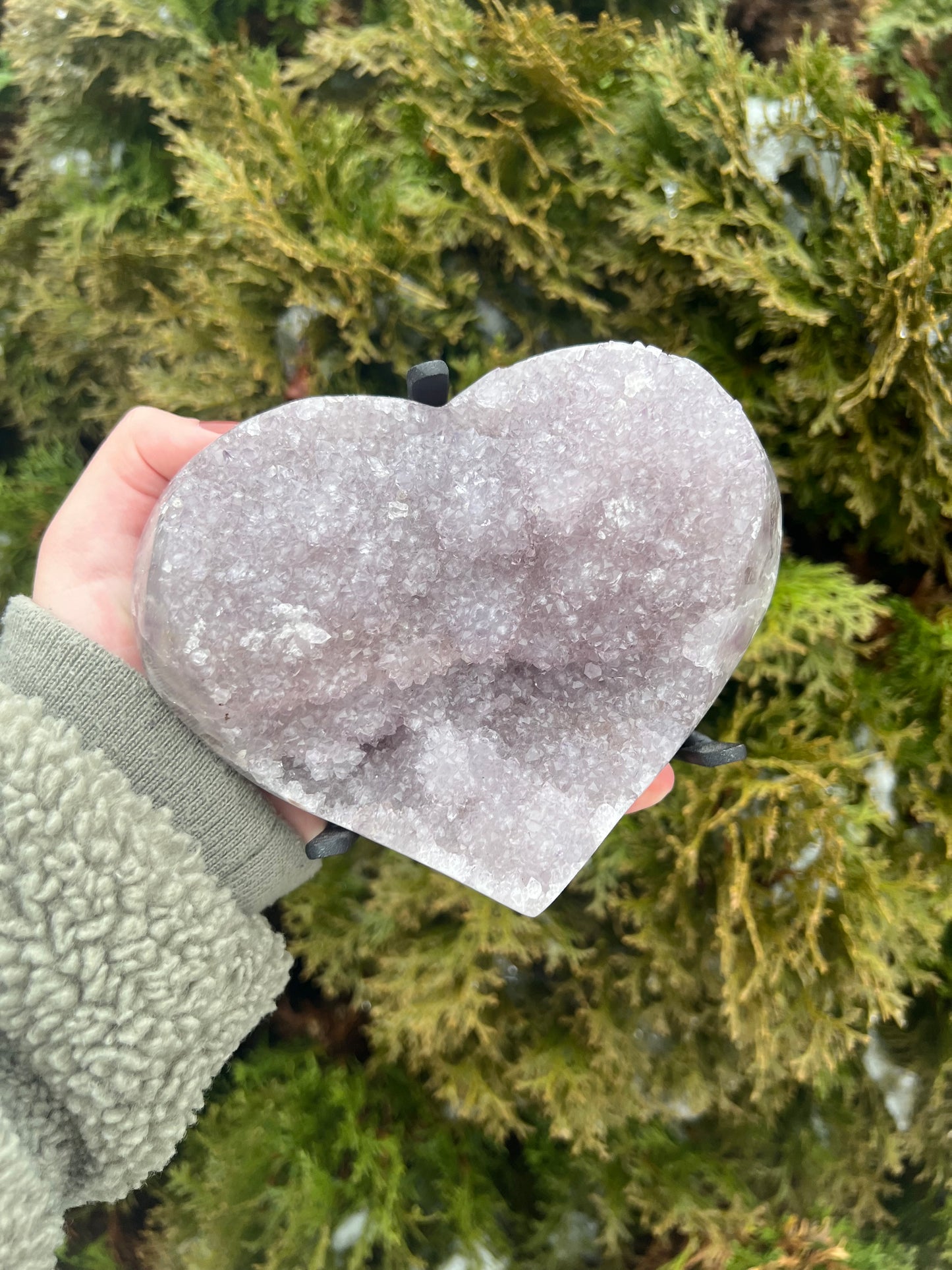 Large Amethyst Heart
