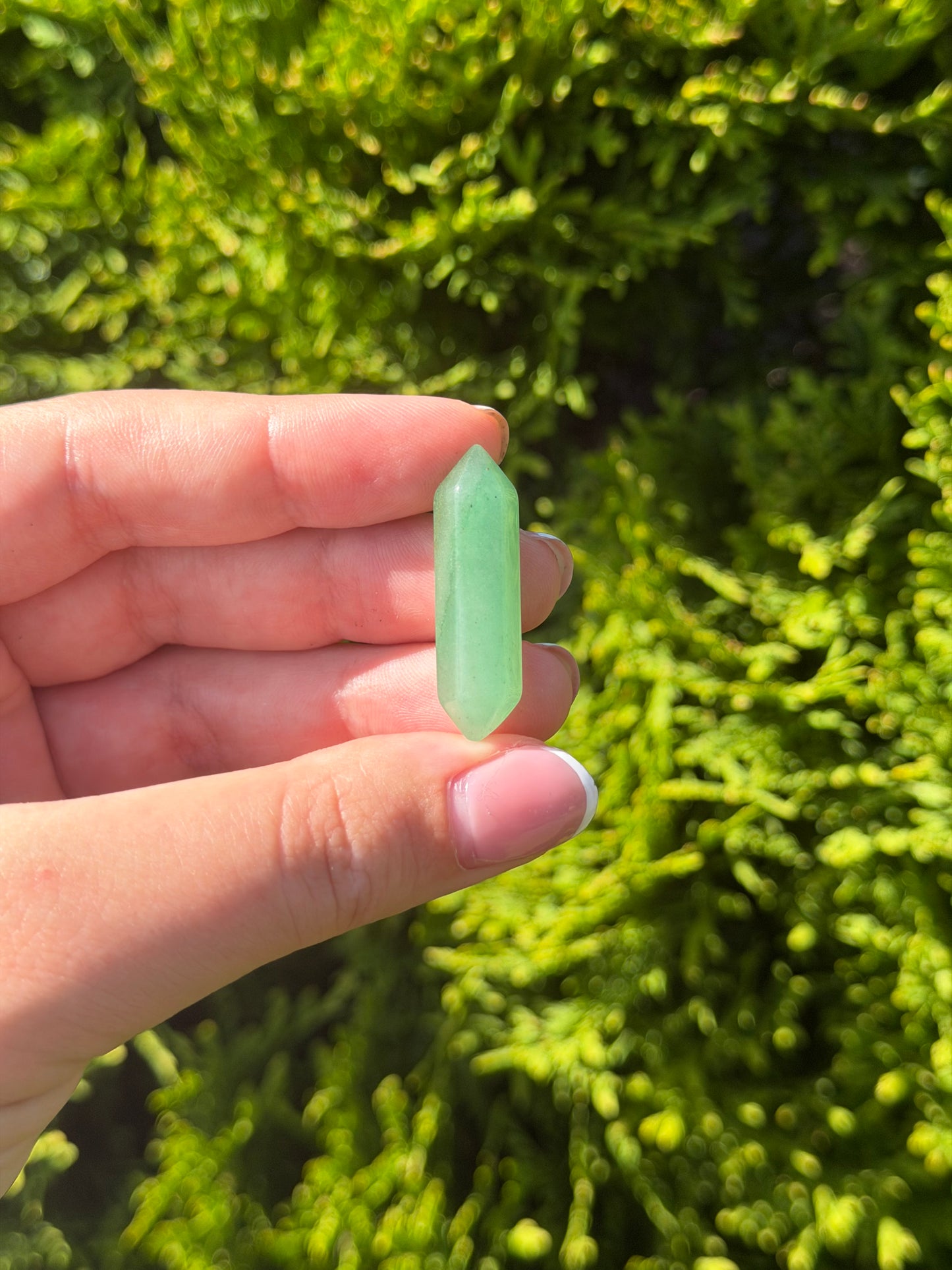 Double Terminated Green Aventurine