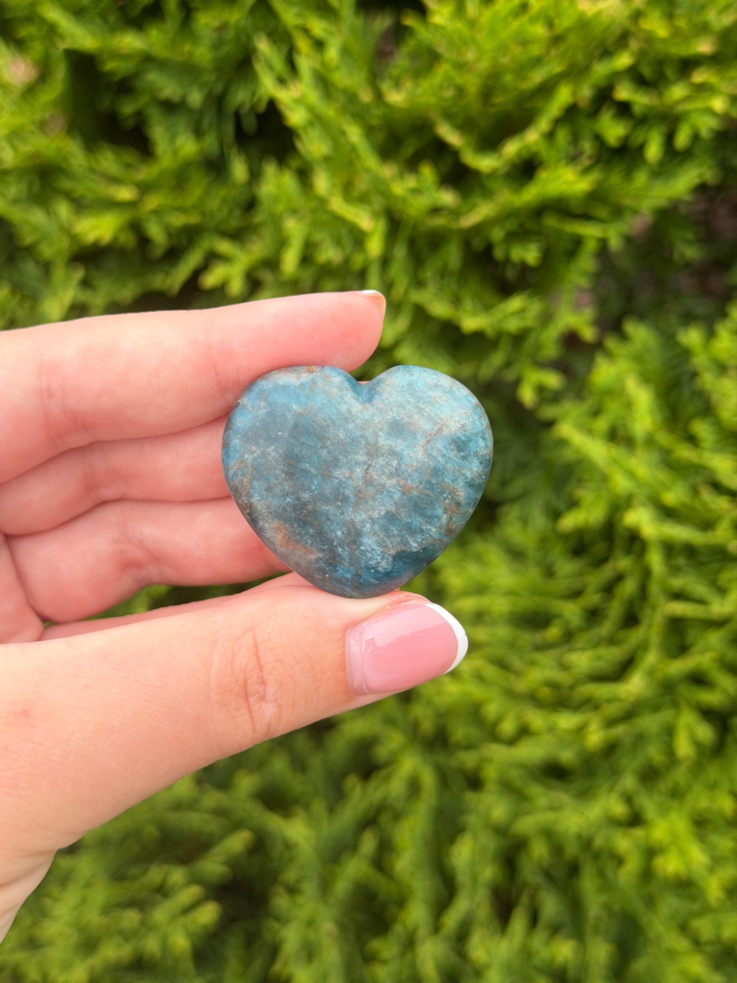Mini Blue Apatite Heart