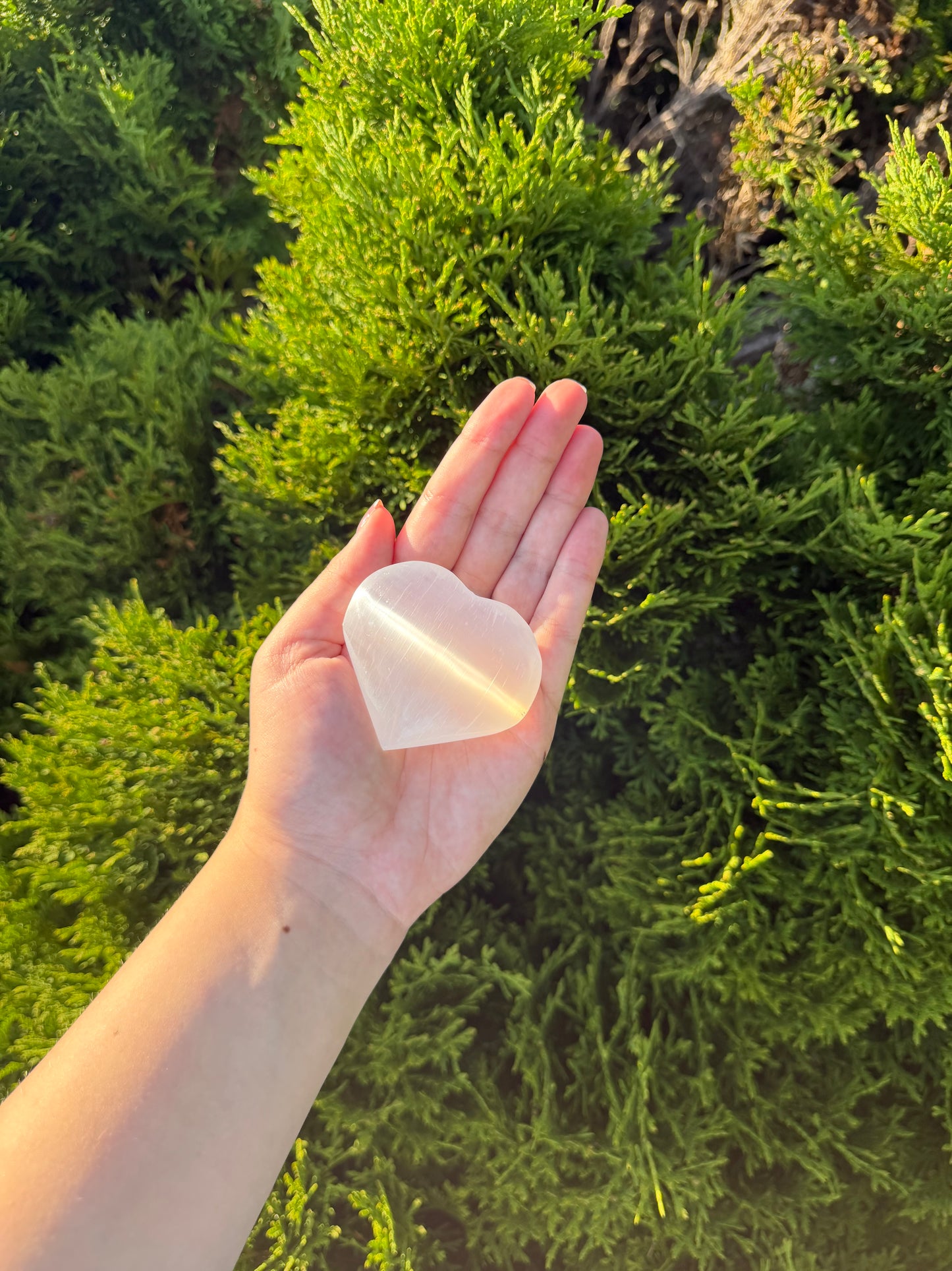 Selenite Heart