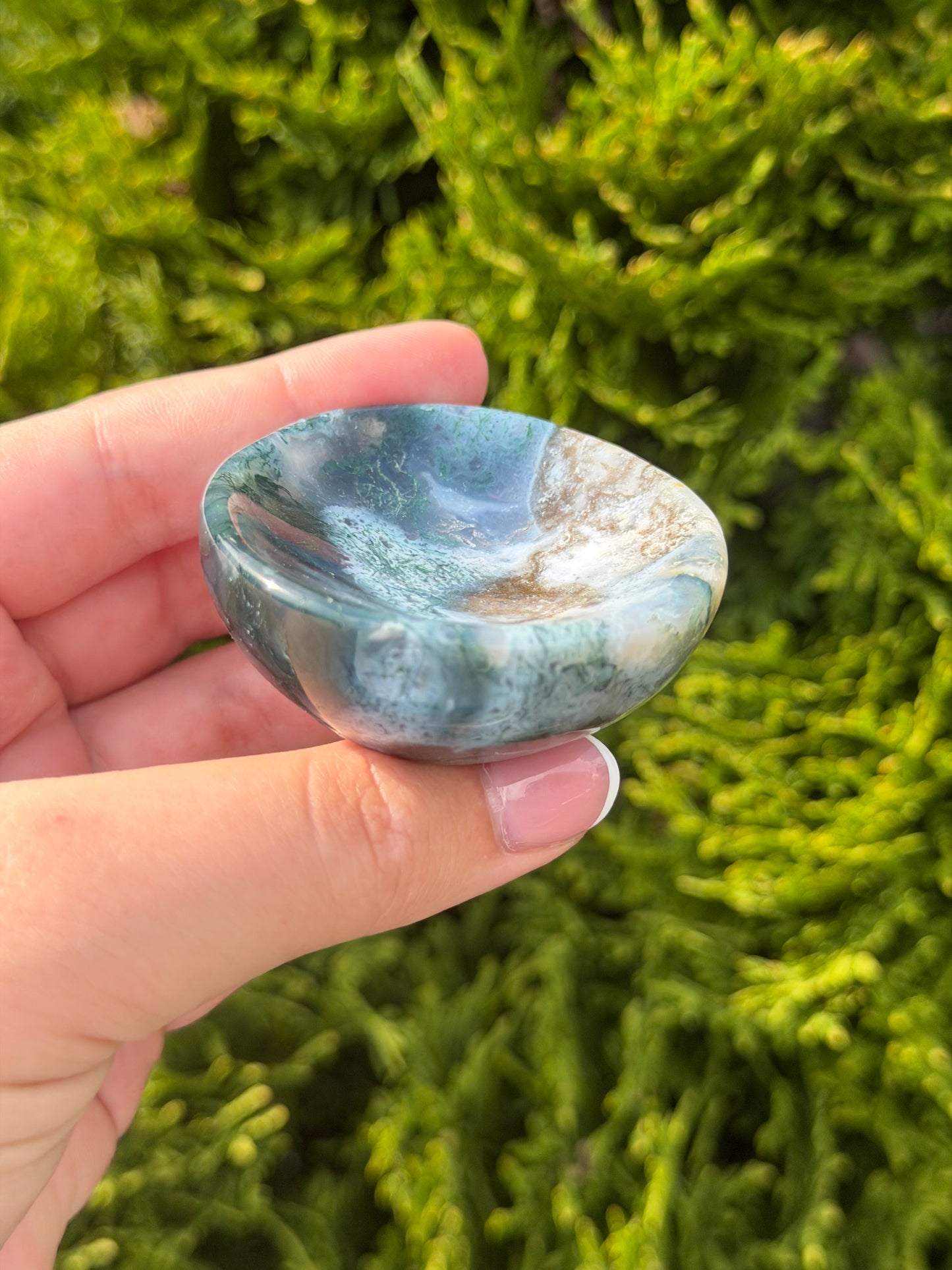 Moss Agate Bowl 3