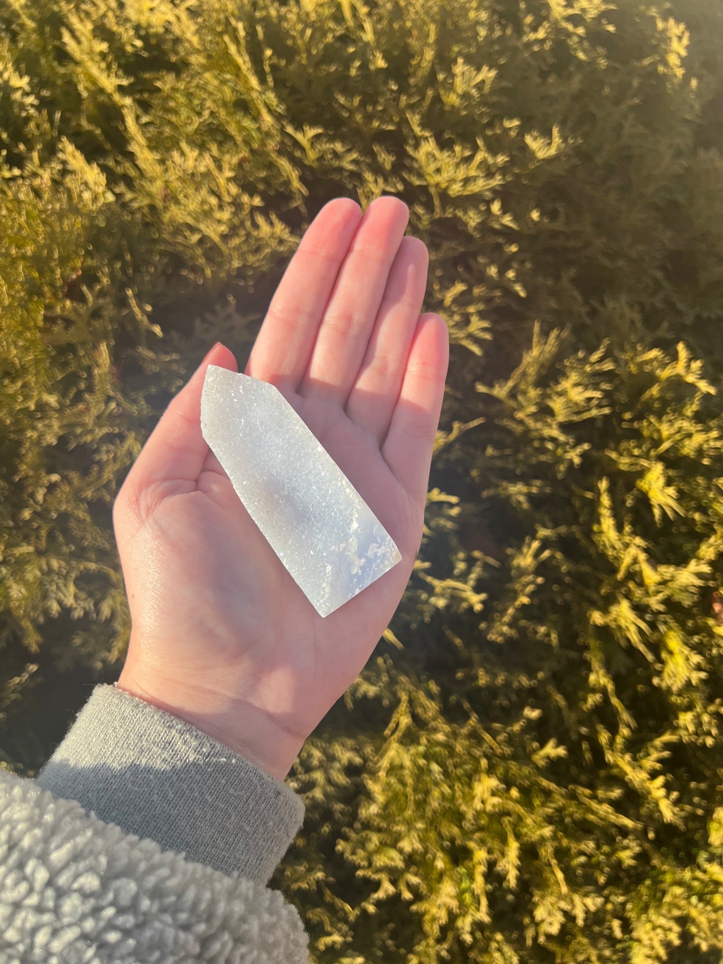 Blue Lace Agate Tower 1