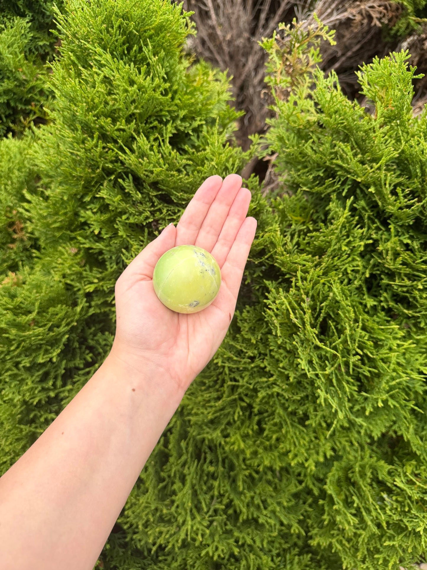 Green Opal Sphere