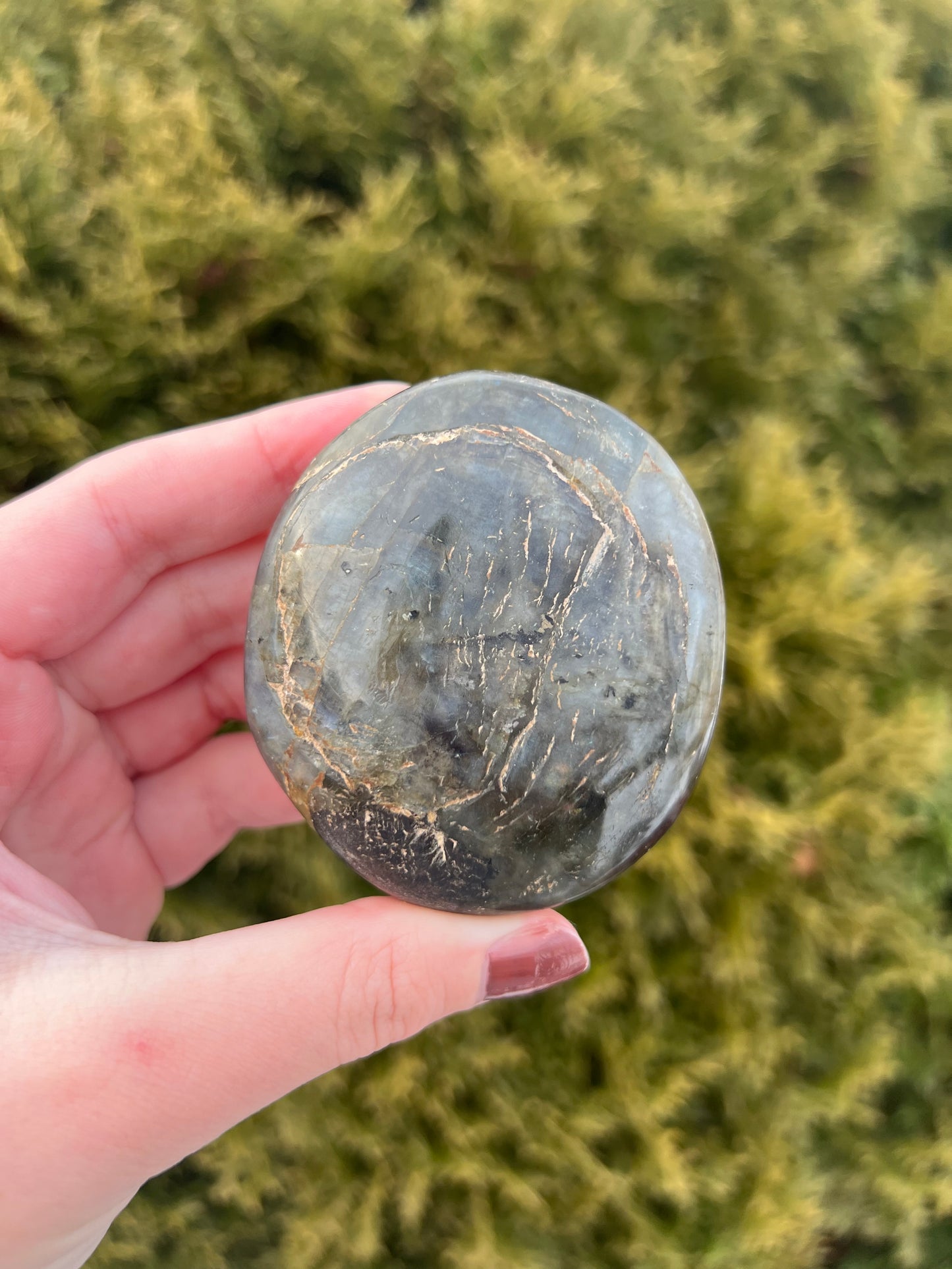 Large Labradorite Palm Stone