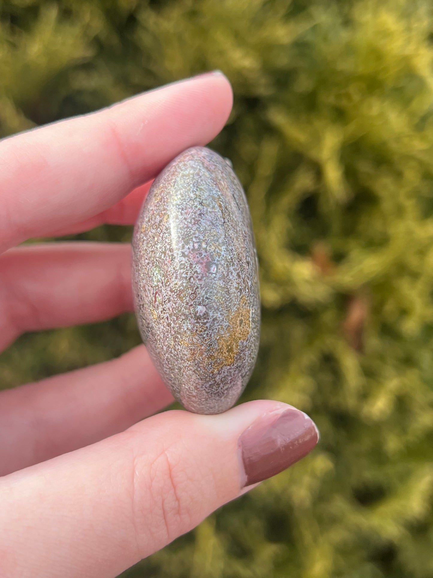 Small Ocean Jasper Palm Stone