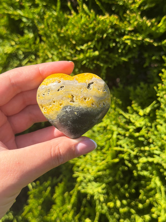 Bumblebee Jasper Heart