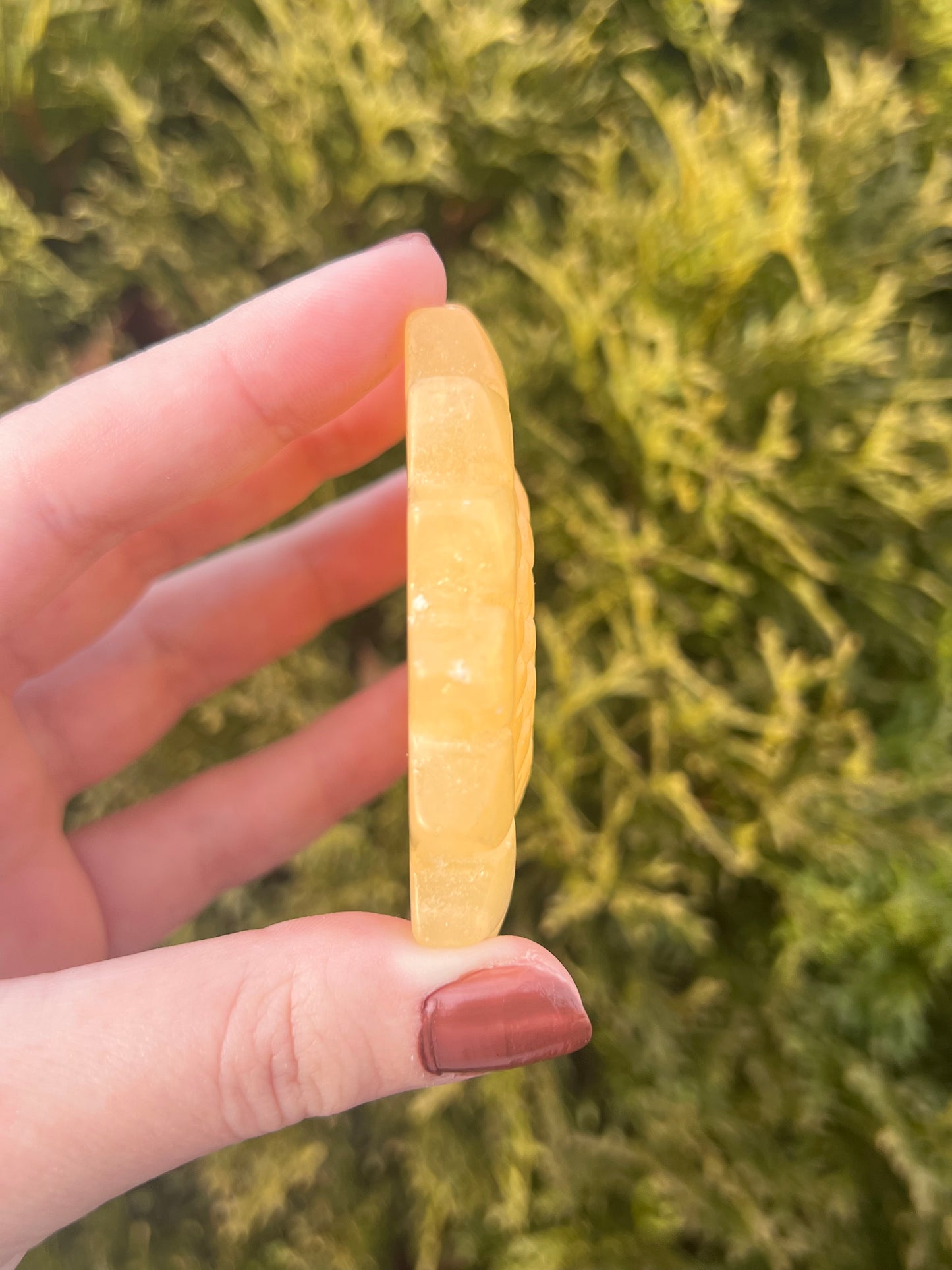 Orange Calcite Sun