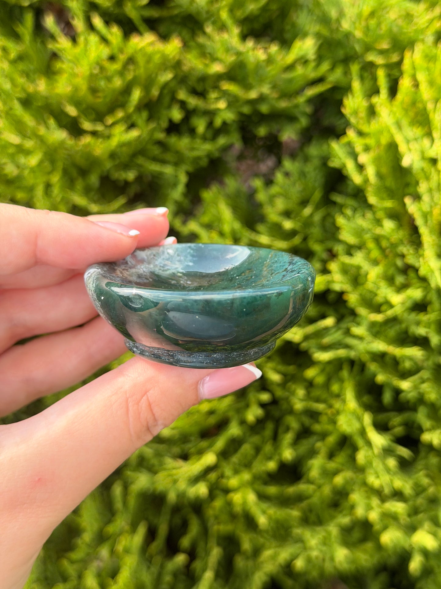 Moss Agate Bowl 1