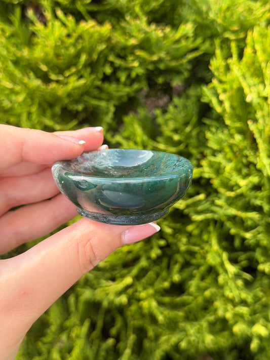 Moss Agate Bowl 1