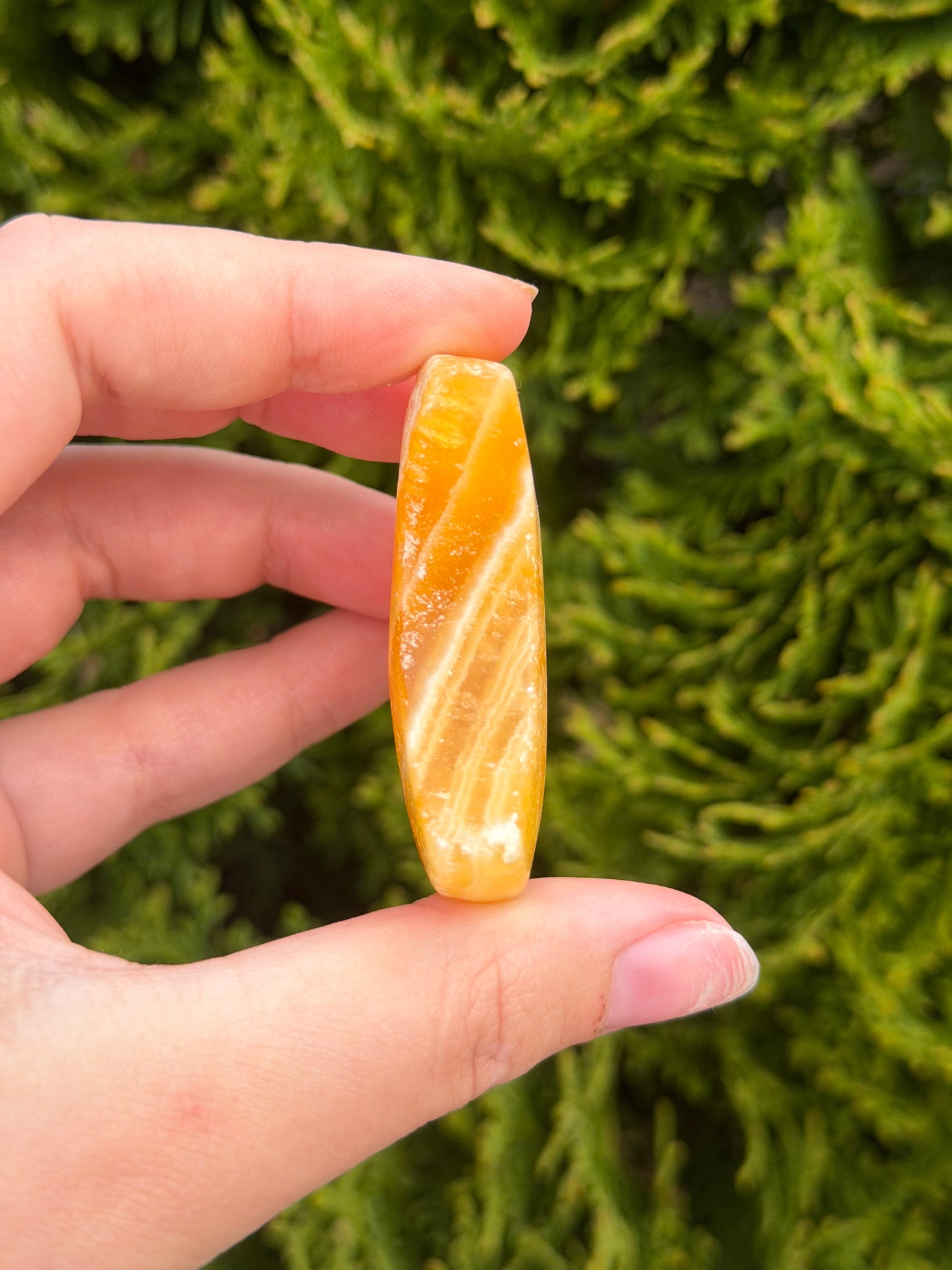 Orange Calcite Moon 2