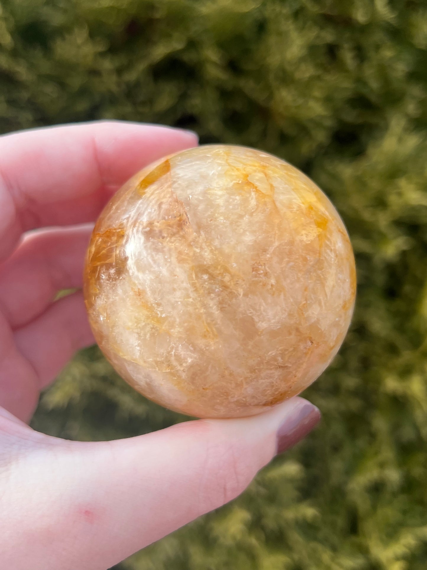 Golden Healer Quartz Sphere