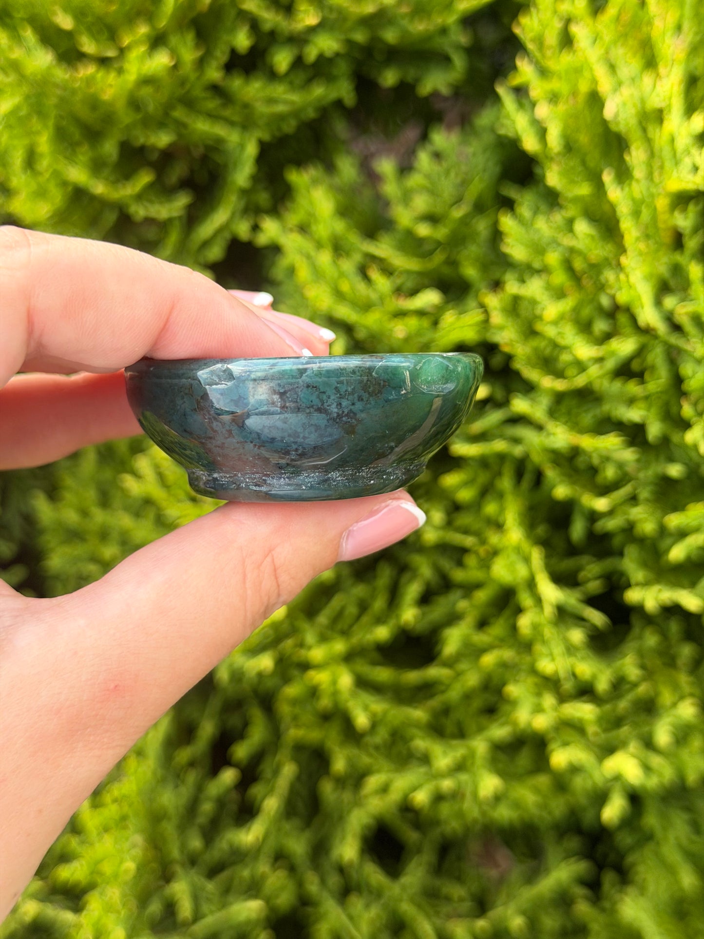 Moss Agate Bowl 1