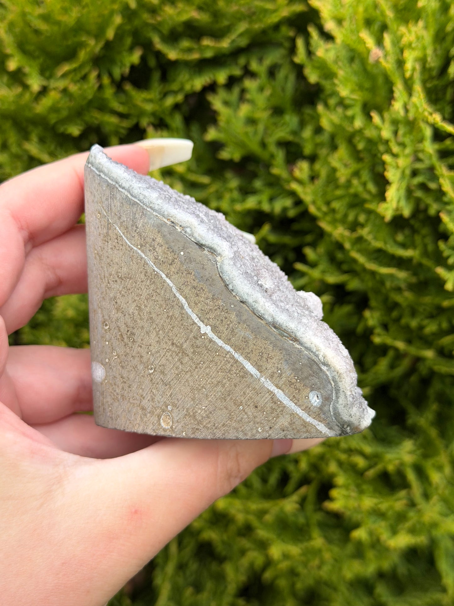 Rainbow Amethyst Cut Base