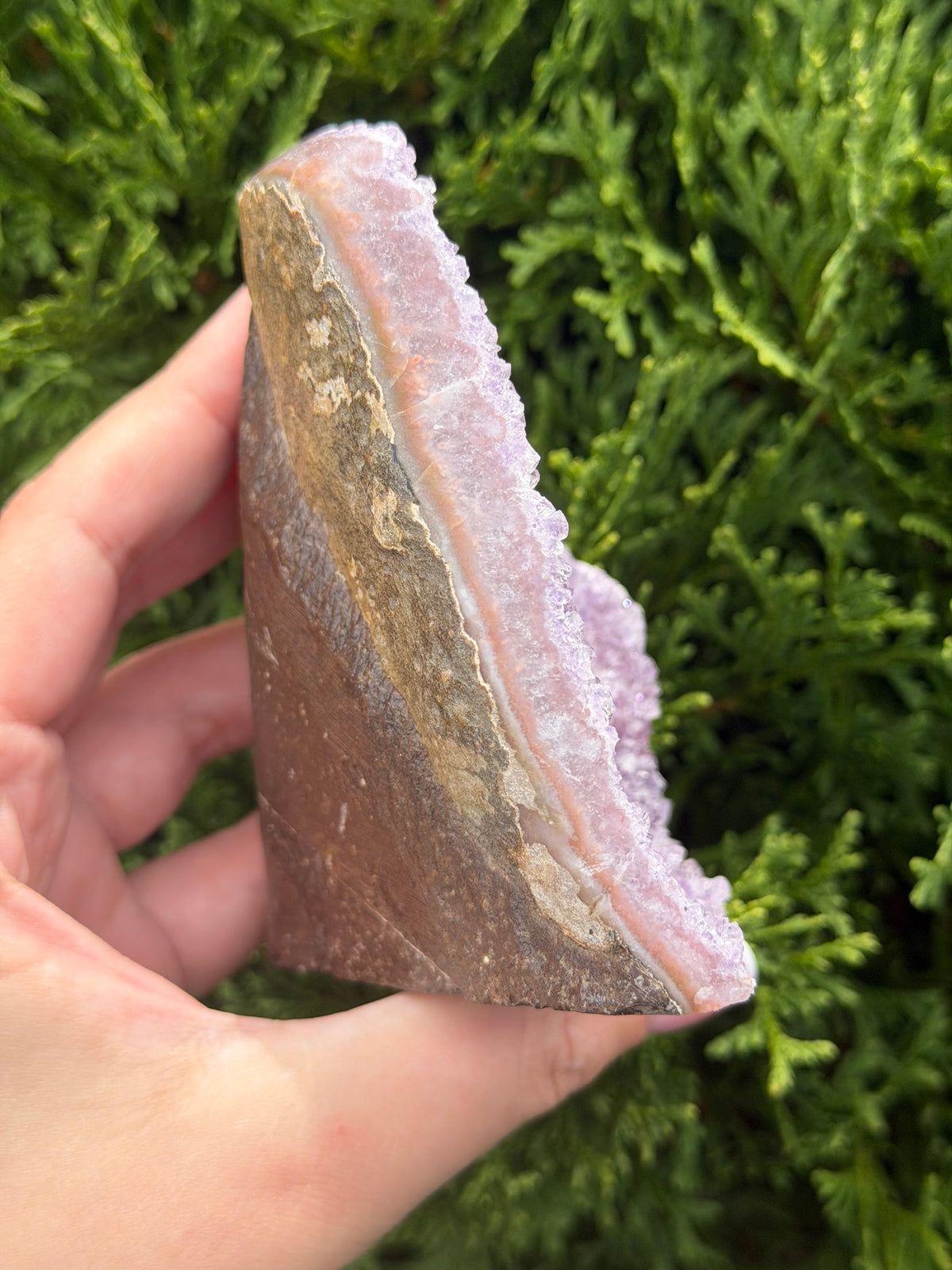 Rainbow Amethyst Cut Base