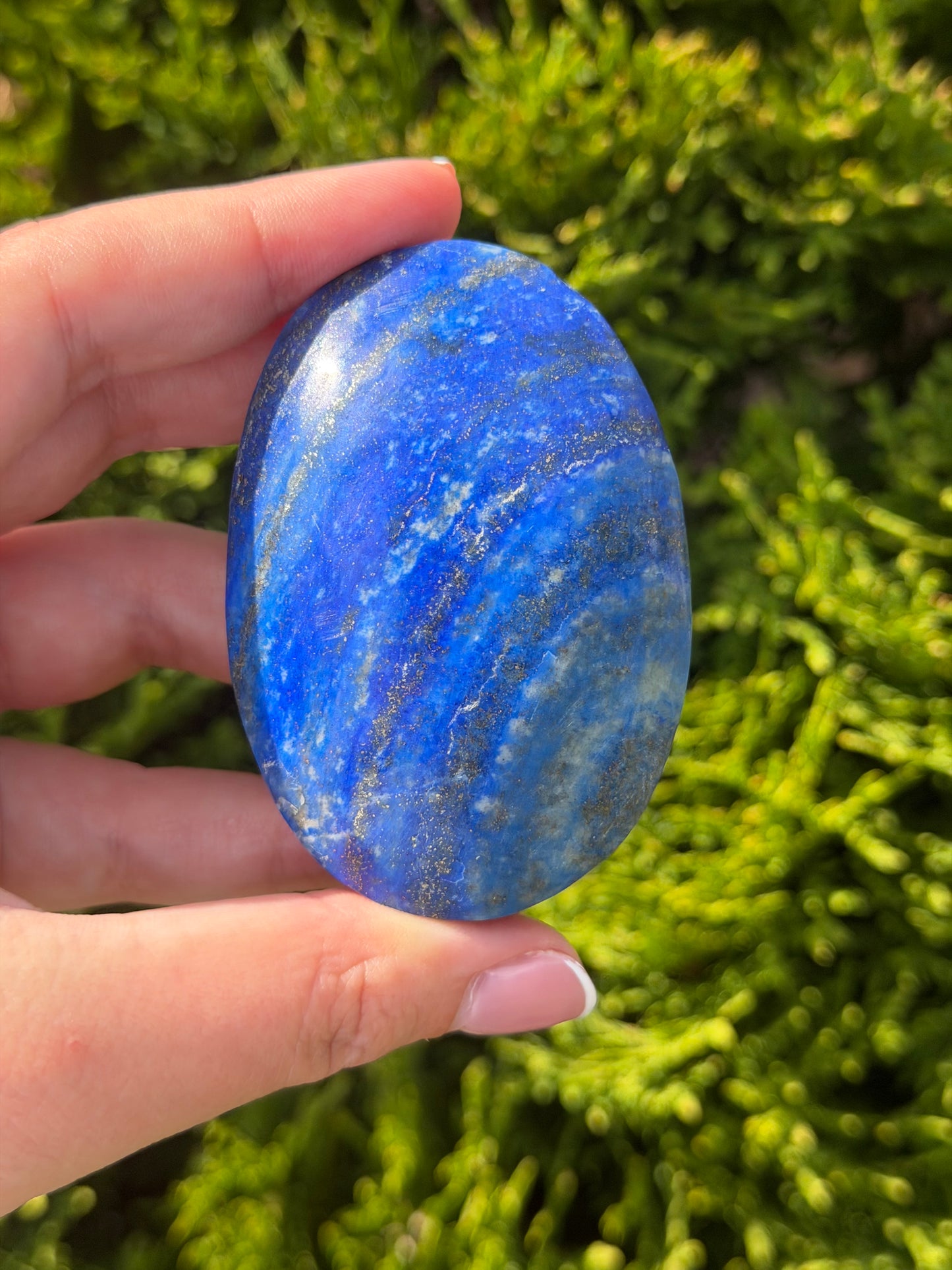 Lapis Lazuli Palm Stone 1