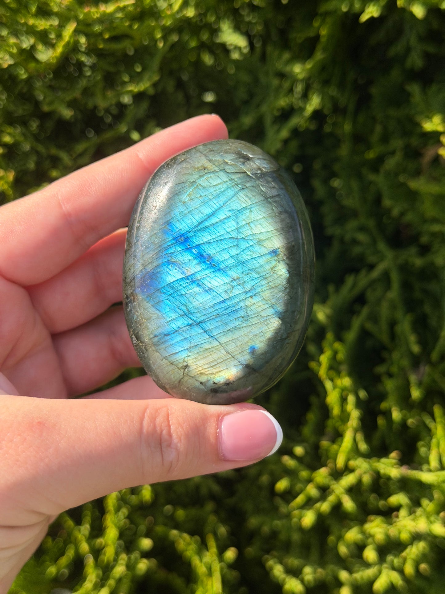 Labradorite Palm Stone