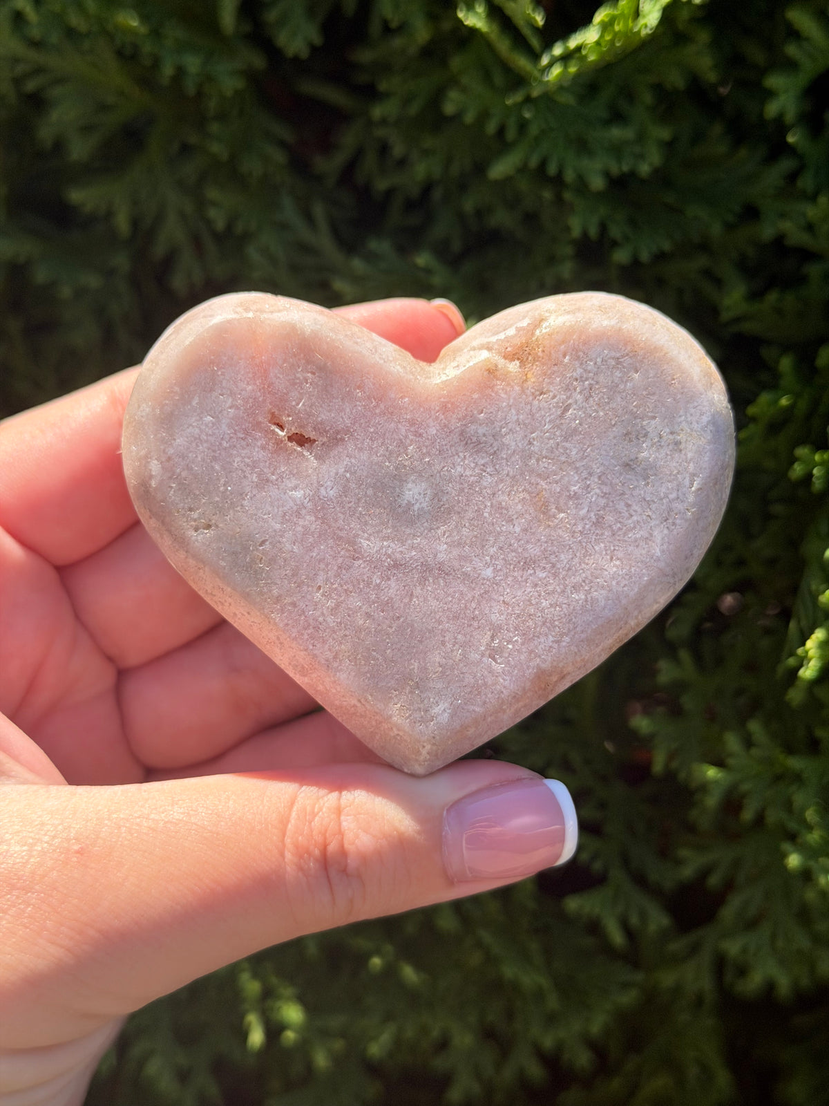 Pink Amethyst Heart