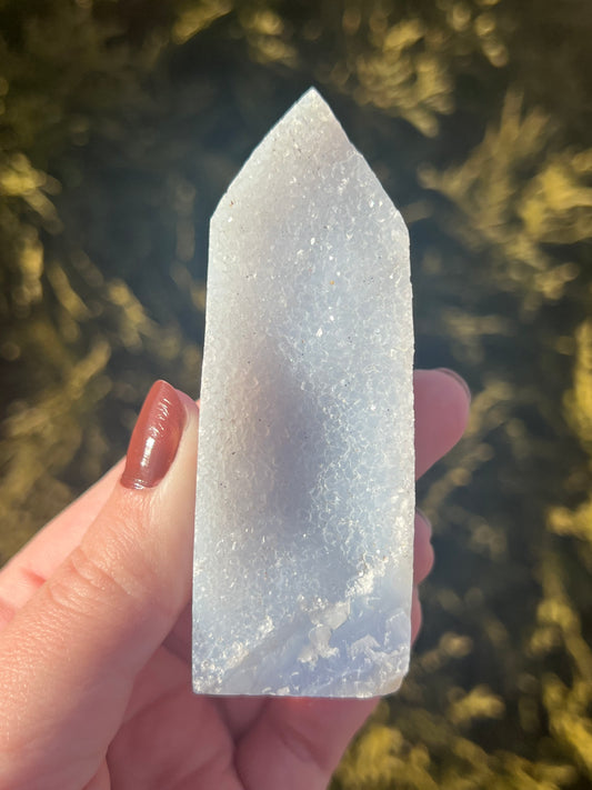 Blue Lace Agate Tower 1